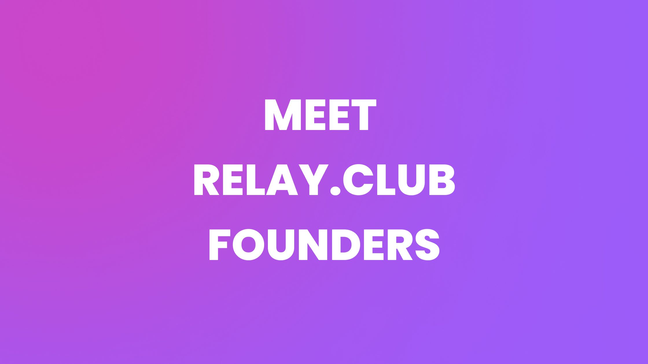 relay club article